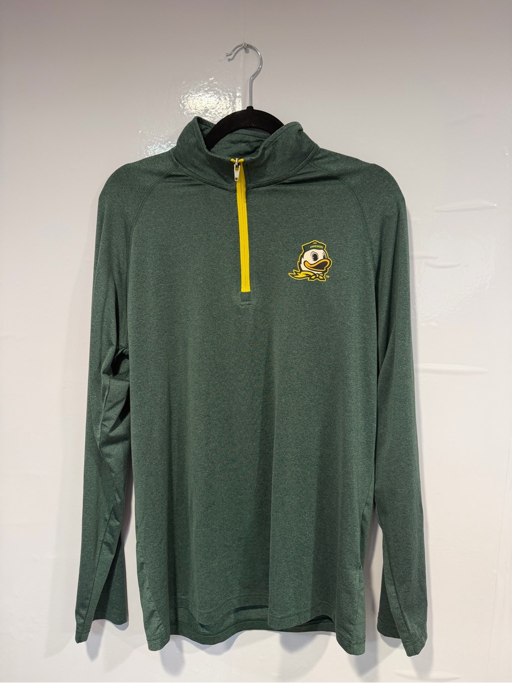 University of Oregon Ducks green Champion quarter zip
